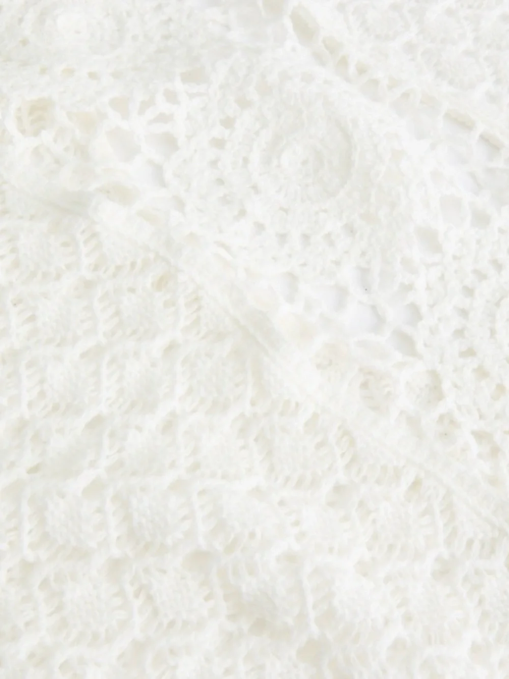 Hollister Cream Crochet Halter Swim Cover-Up Dress